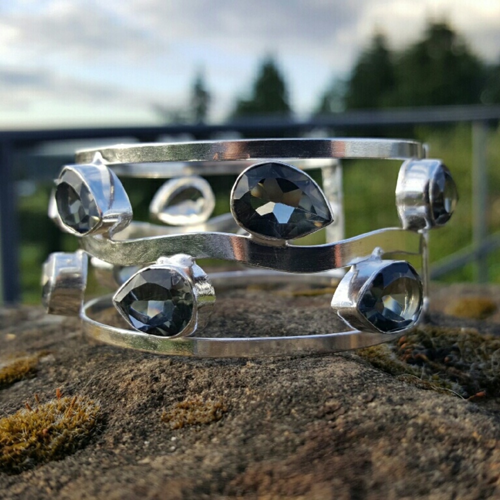 Kyanite cuff bracelet